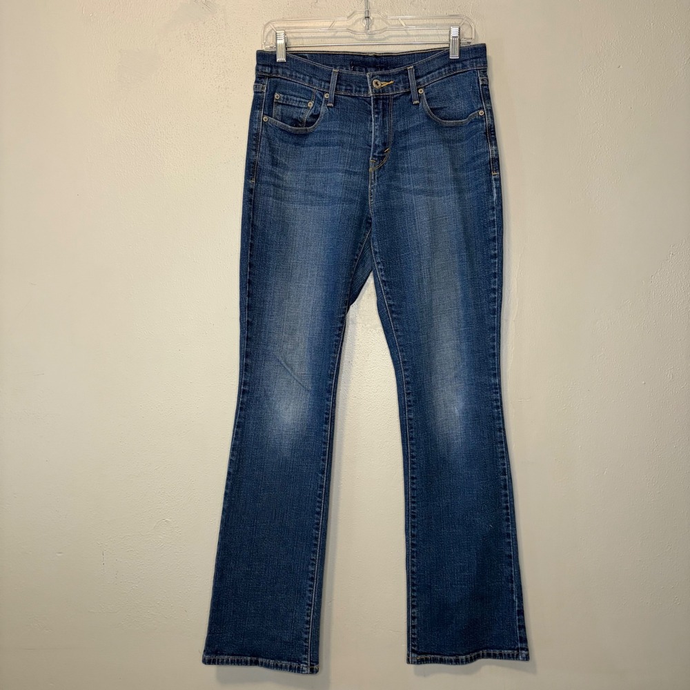 Levis 515 Bootcut Jeans Medium Wash Blue Denim W28 L32 15516-0136